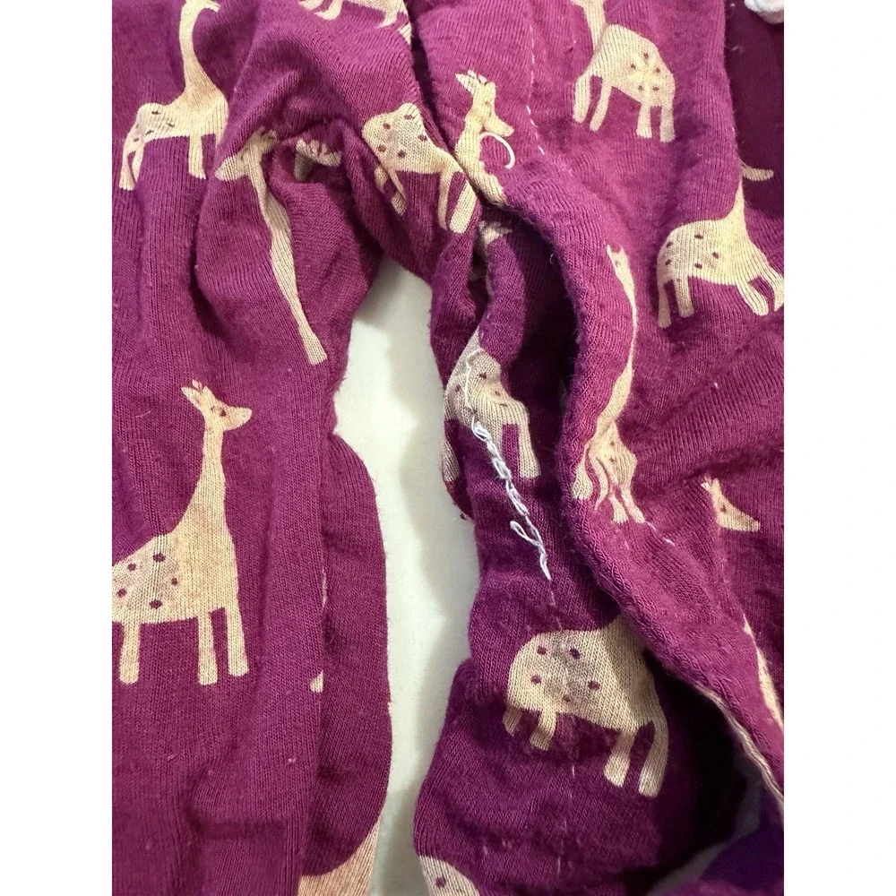 Kickee Pants Lot Of 2 Girl Bamboo Footies Sz 18-24 Mos/2T Ruffle Giraffe Floral